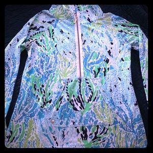 Lilly Pulitzer popover sz Large lets cha cha
